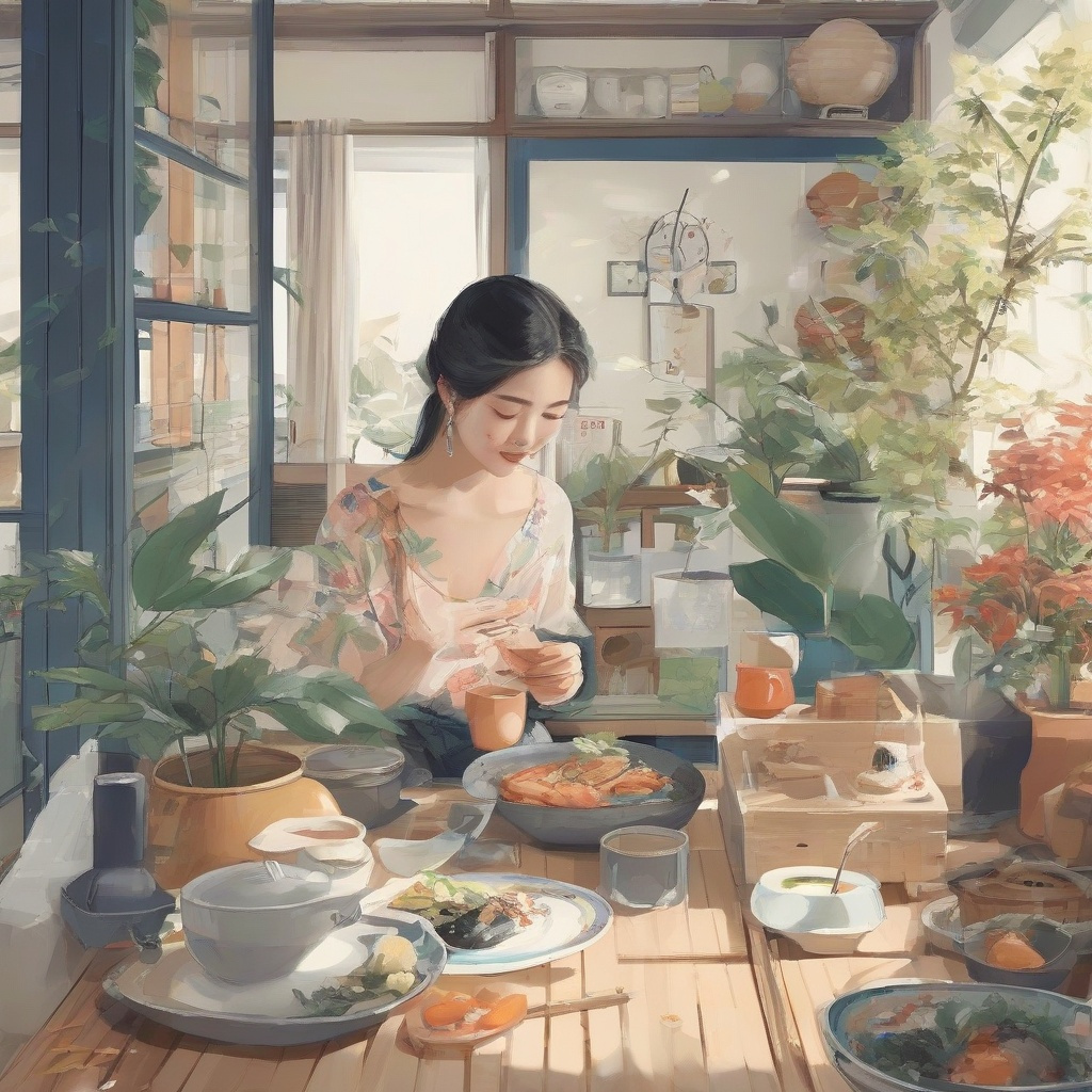 厨房里的养生秘籍：美食与家居的完美融合